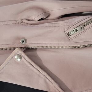 IRO Pink Leather Jacket